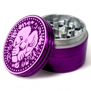50mm Assorted Color LionPride 4 Parts Grinder - 6PK [JIG062]